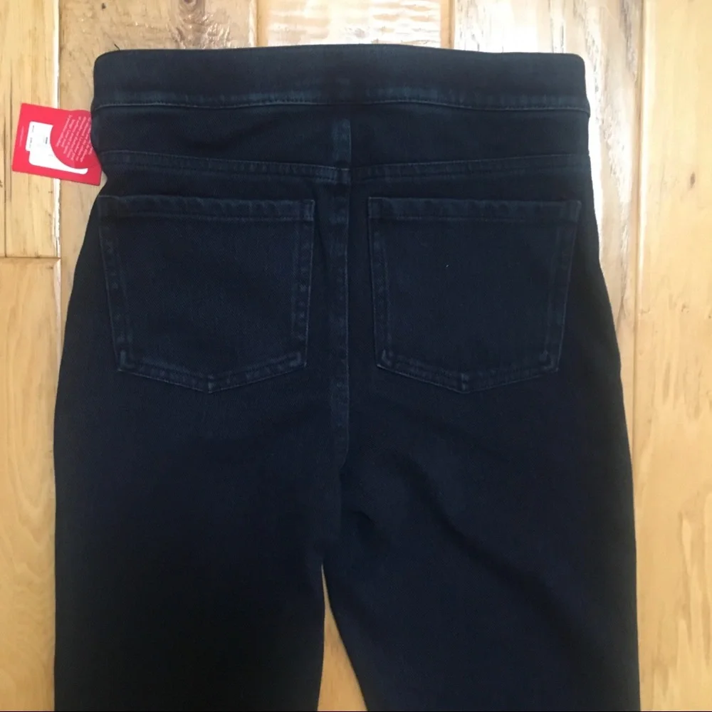 Spanx Ankle Jeanish Legging Dark Blue Denim Stretch XS Looks Like Jeans NWT